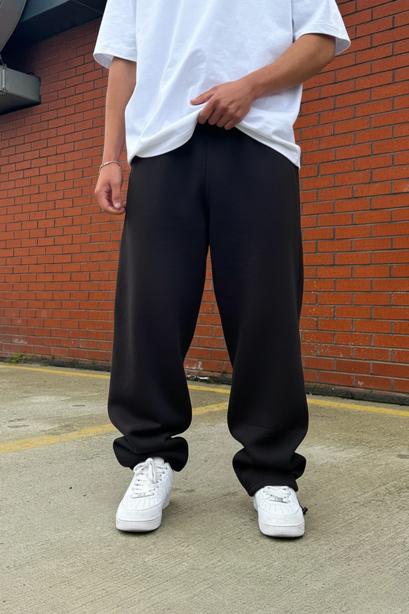 Black FlexiStyle Fleece Sweatpant