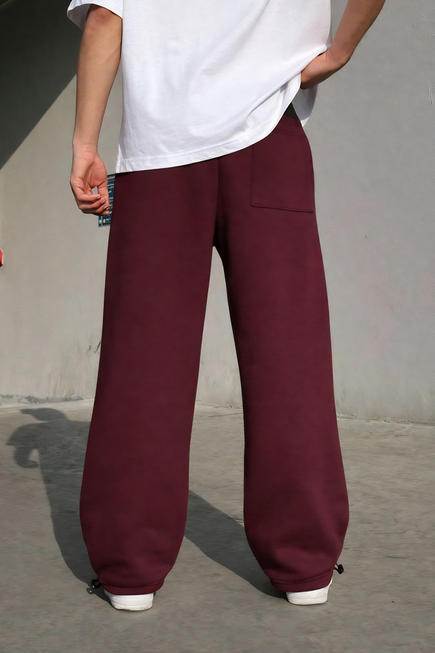 Burgendy FlexiStyle Fleece Sweatpant