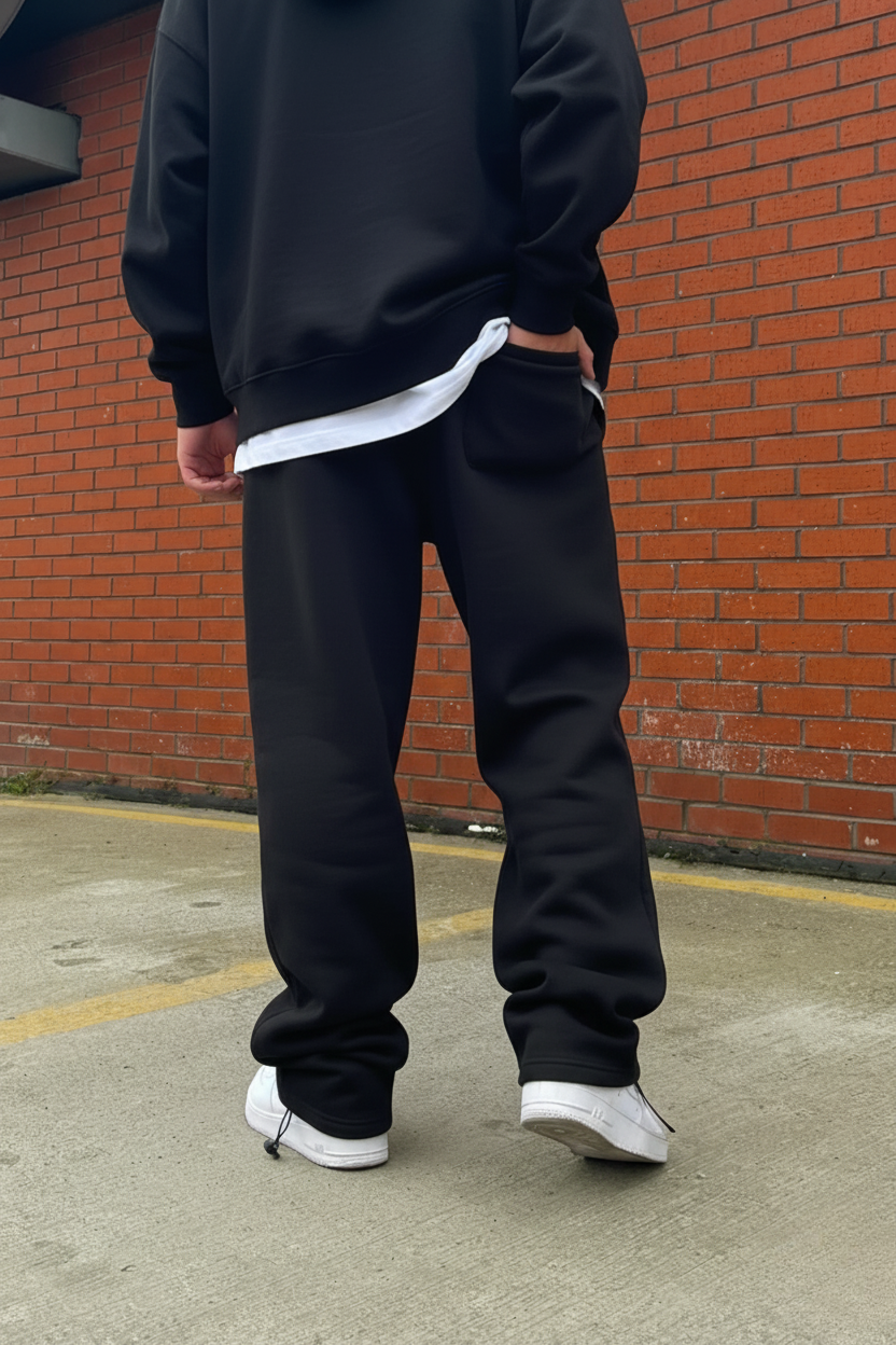 Black FlexiStyle Fleece Sweatpant