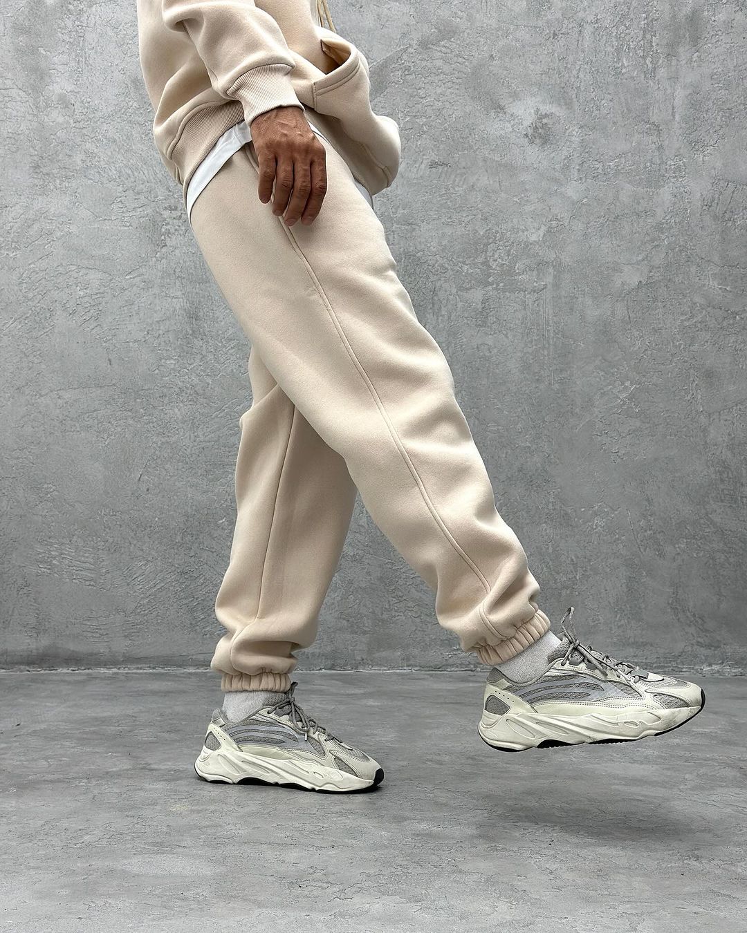 Biege Jogger Sweatpant