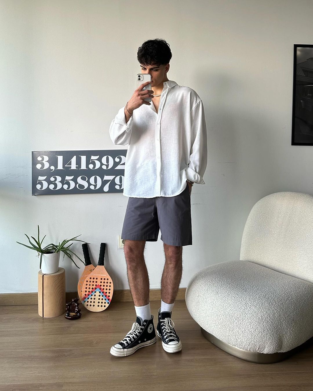 White Linen Shirt