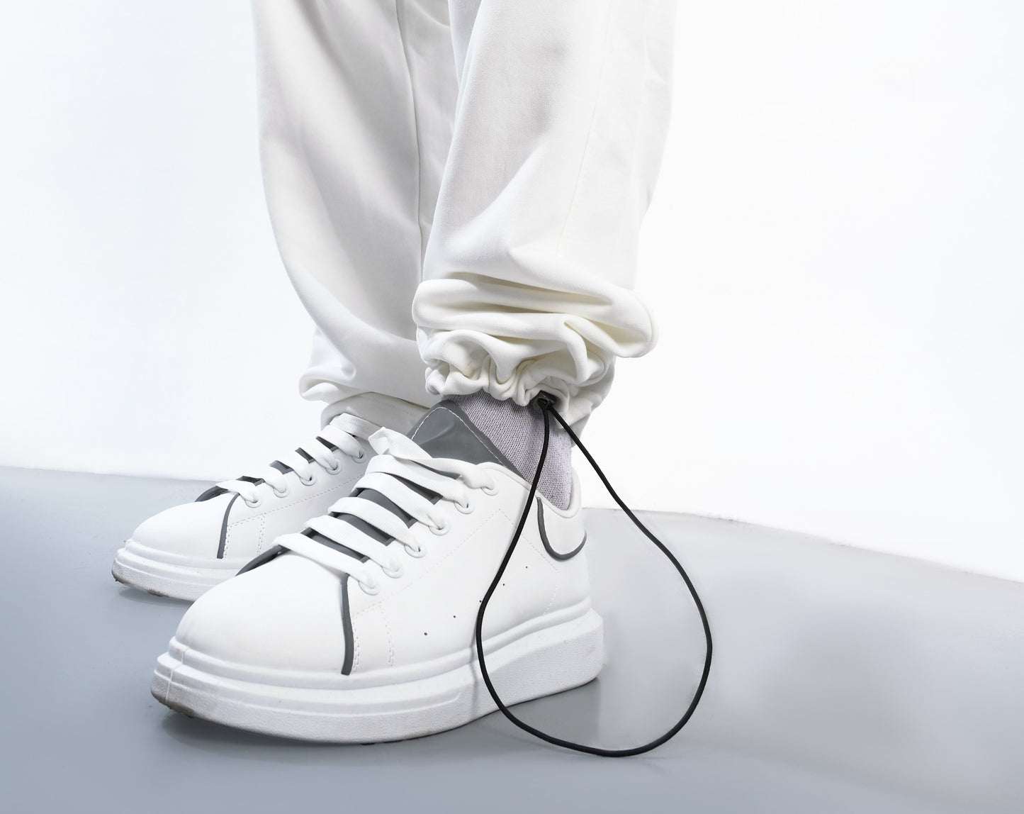 White FlexiStyle Summer Sweatpant