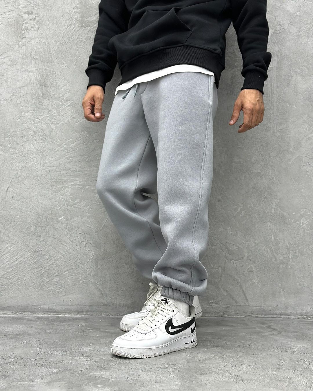 Silver Jogger Sweatpant