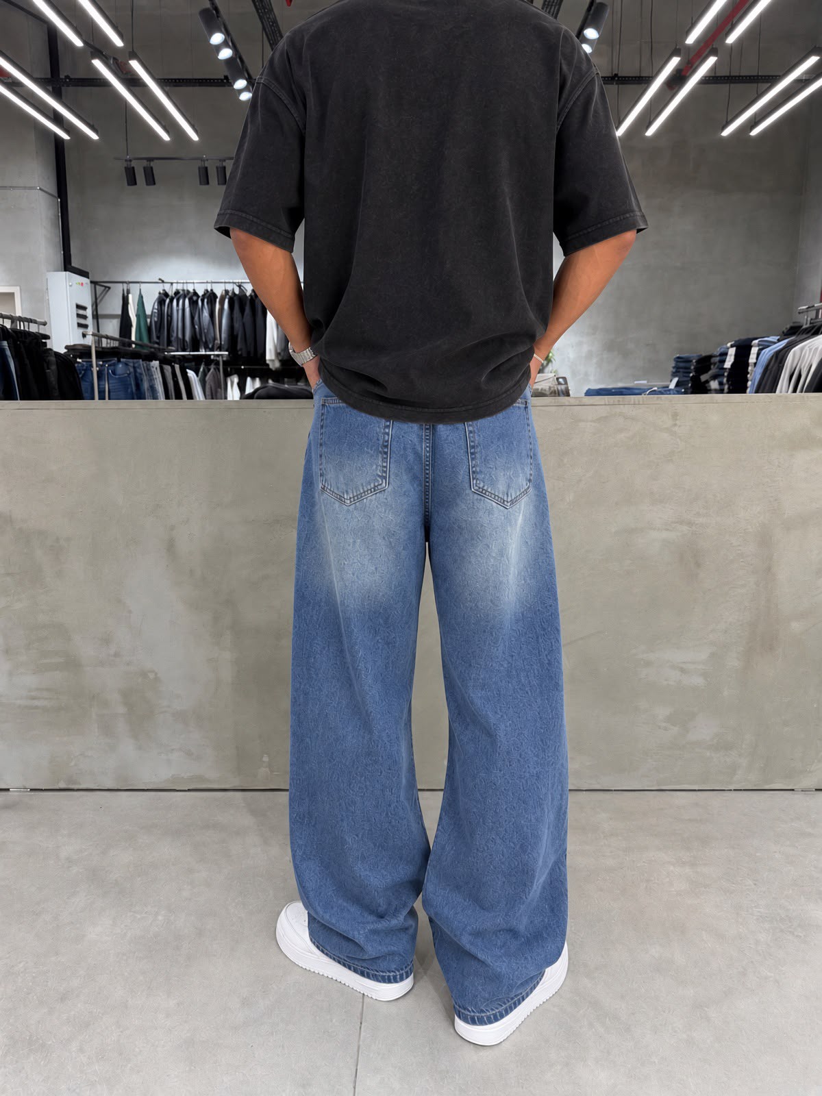 Light Blue Super Baggy Denim