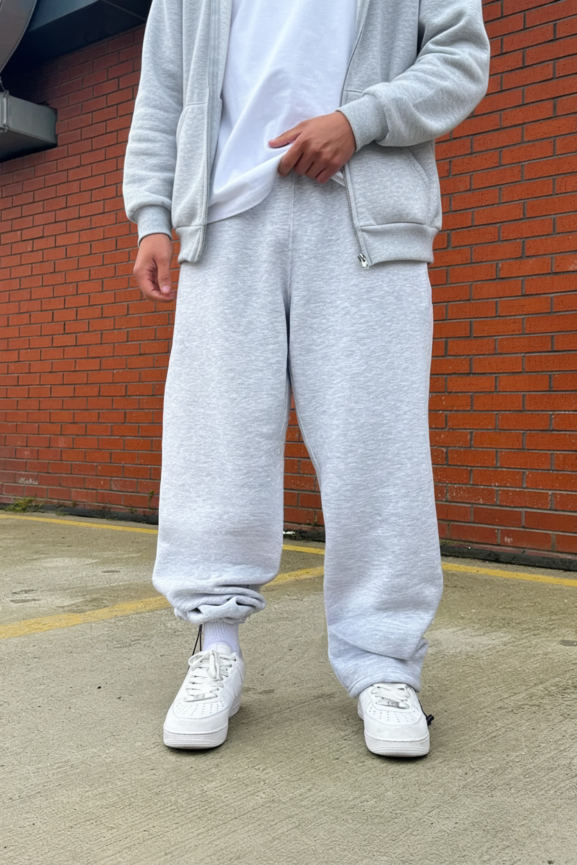 Gray FlexiStyle Fleece Sweatpant