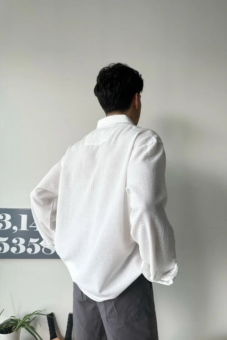 White Linen Shirt