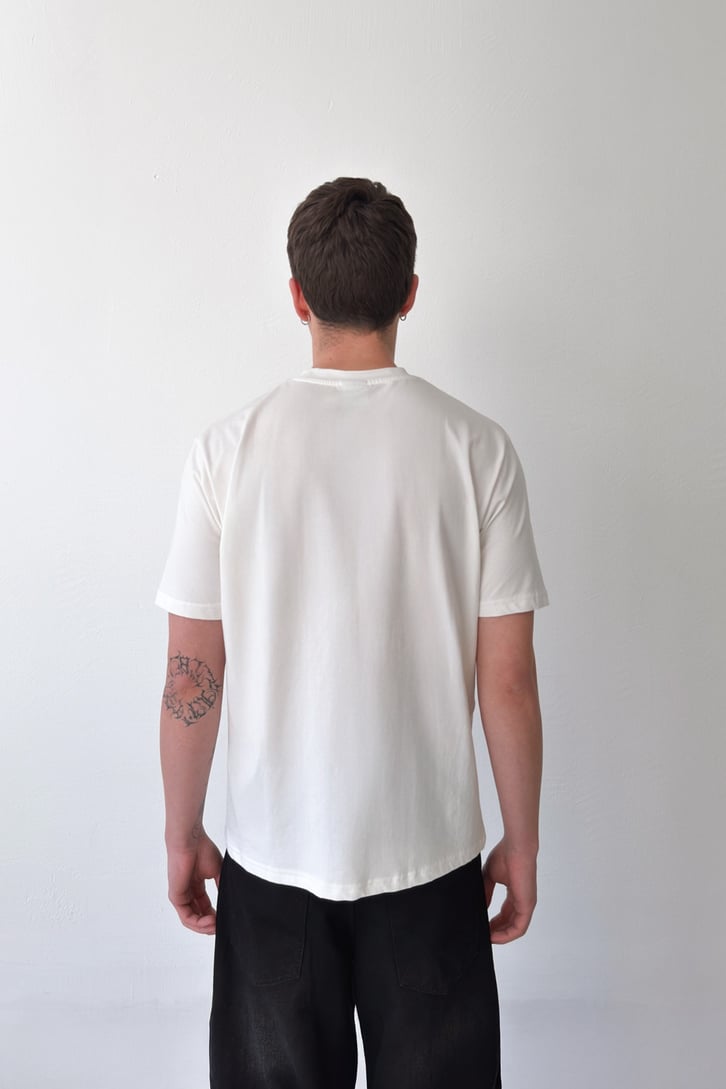 Withe Regular Fit T-Shirt
