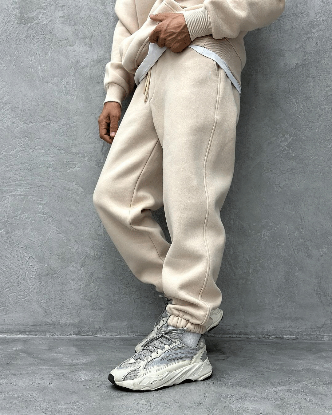 Biege Jogger Sweatpant