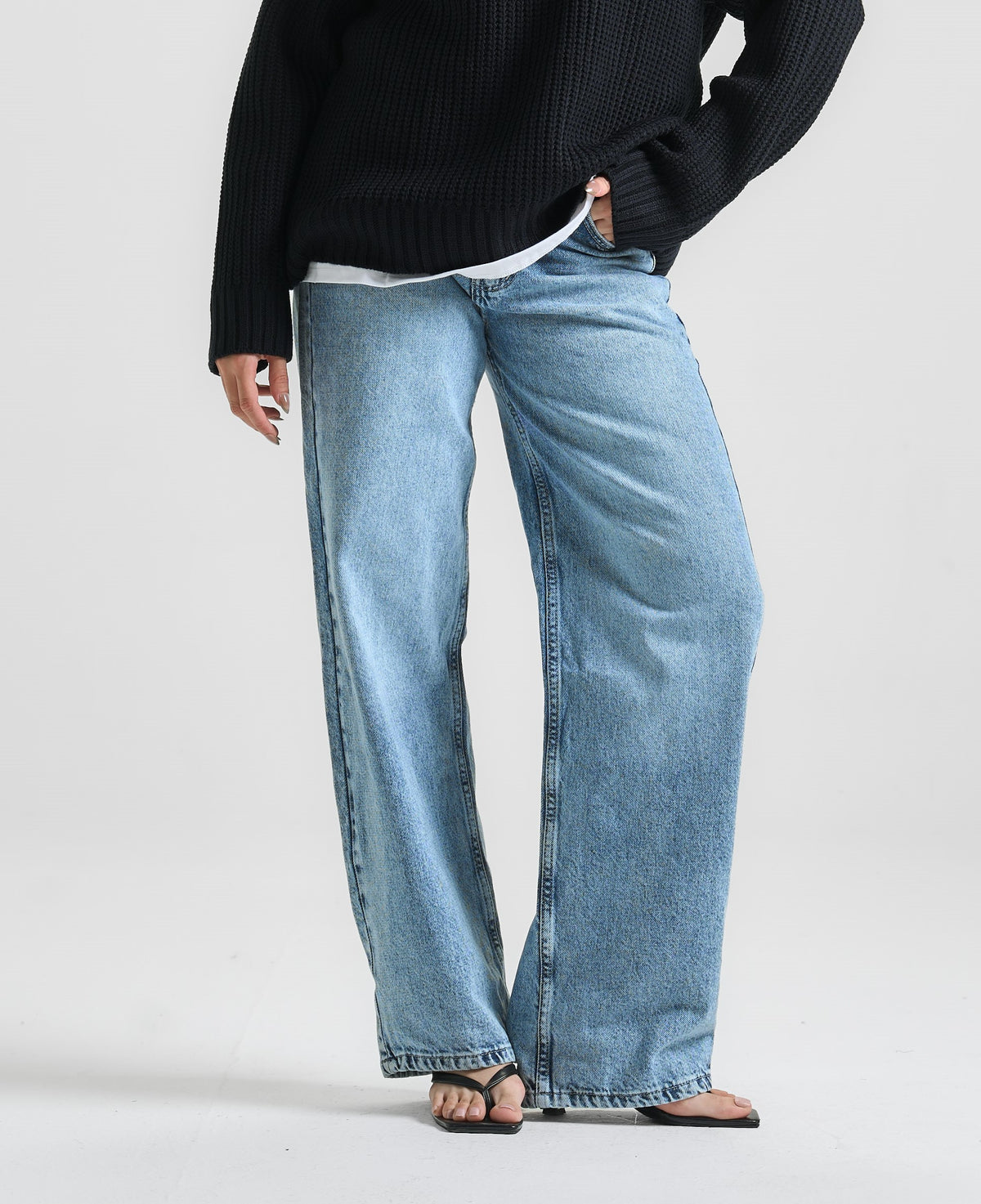 Light Blue High Rise Fit Jeans