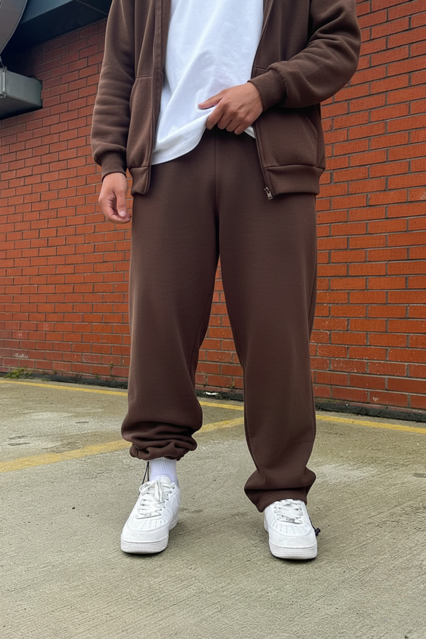 Brown FlexiStyle Fleece Sweatpant