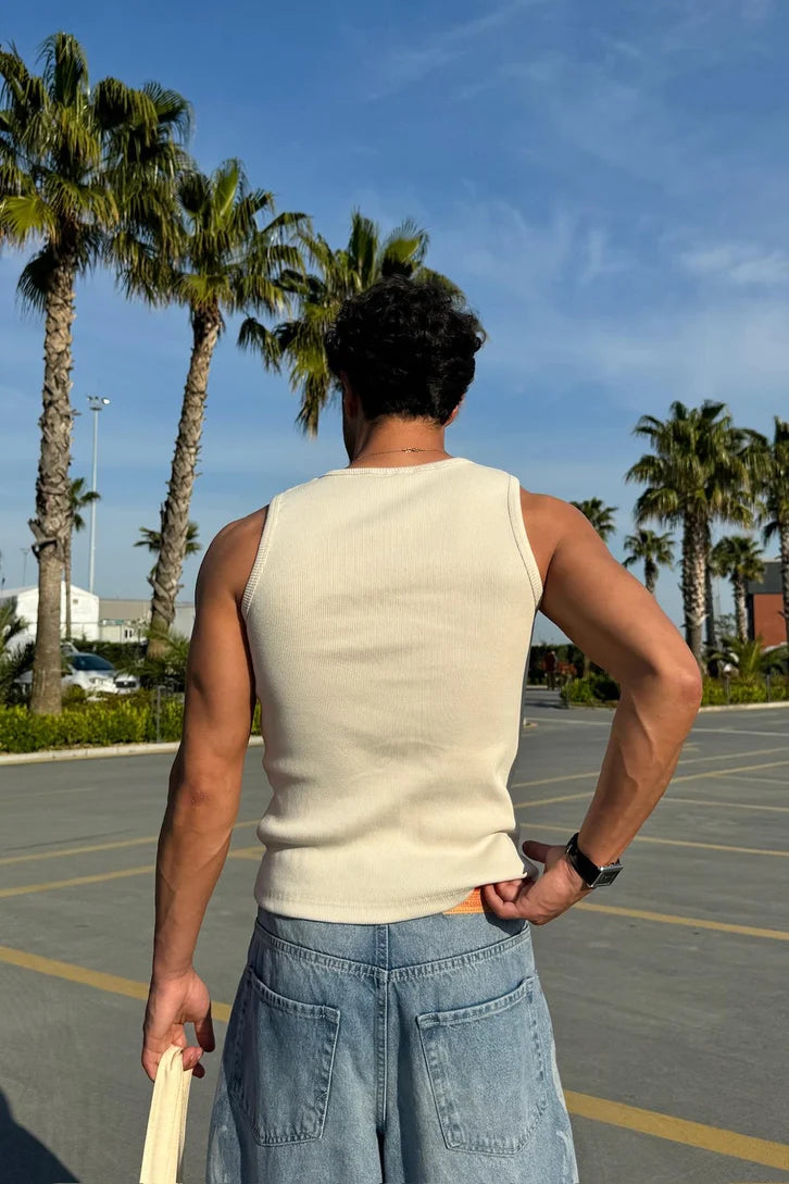 Basic Biege Tank Top