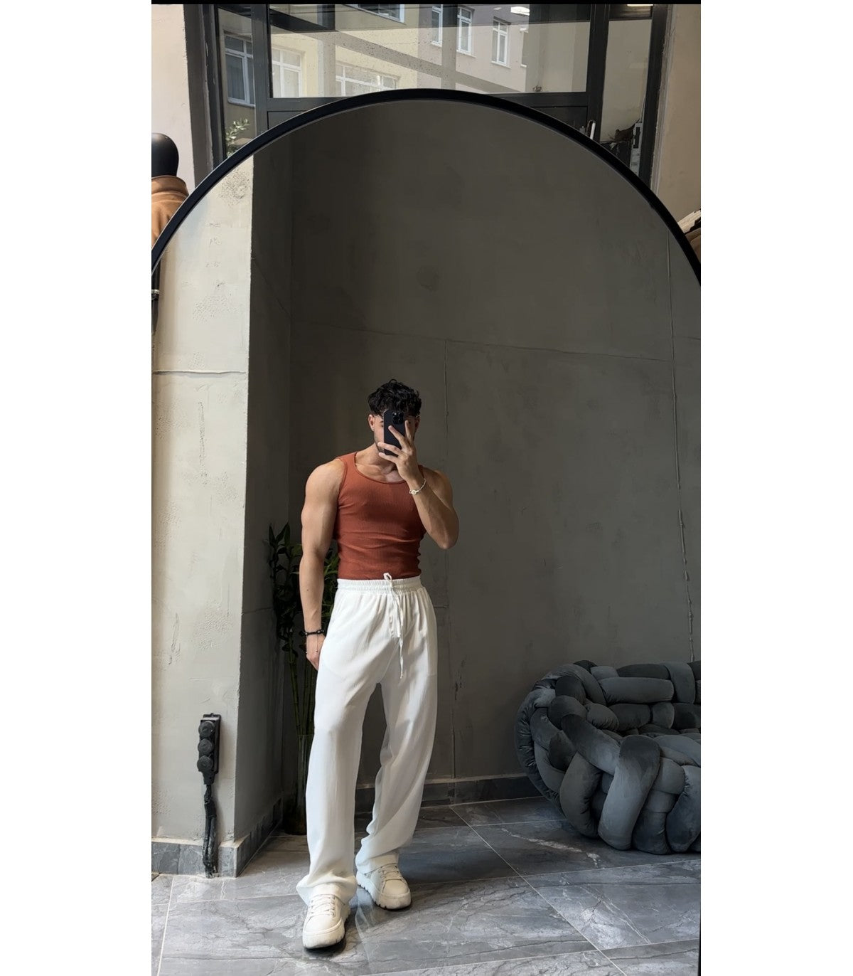 Basic Terracotta Tank Top