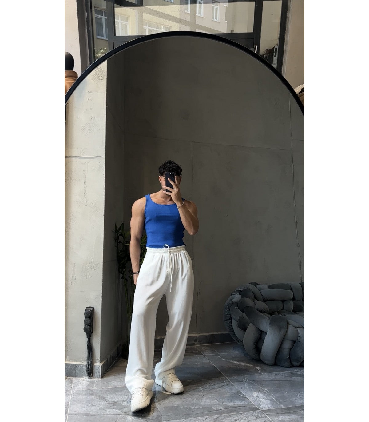 Basic Blue Tank Top