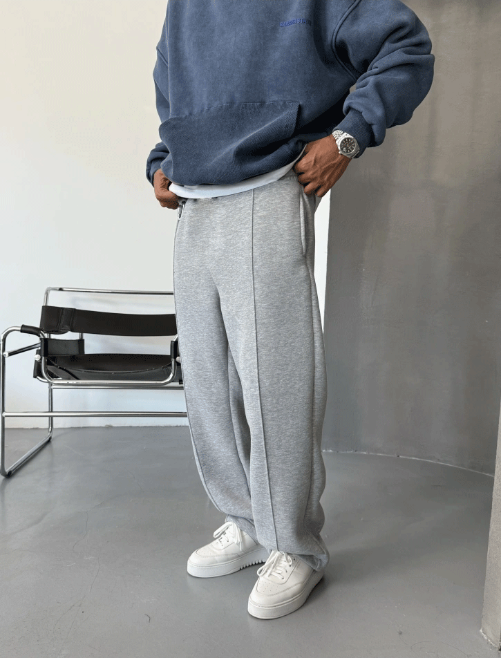 Gray Lined Winter  Sweatpant