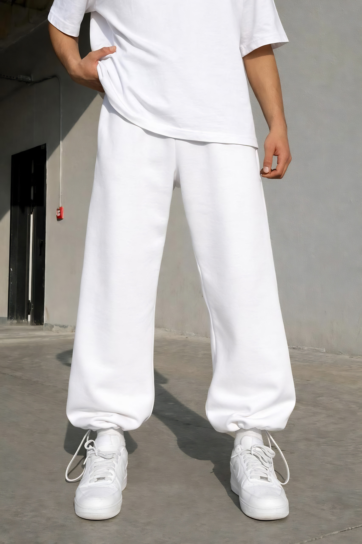 White FlexiStyle Sweatpant