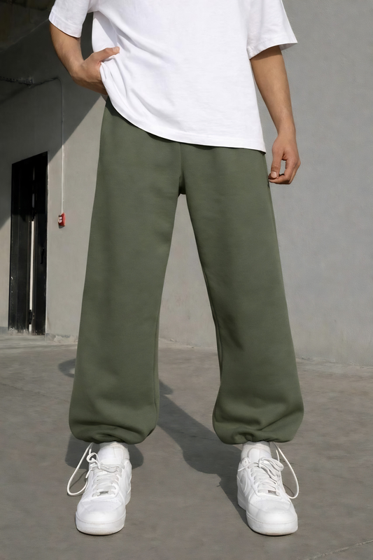 Army Green FlexiStyle Summer Sweatpant