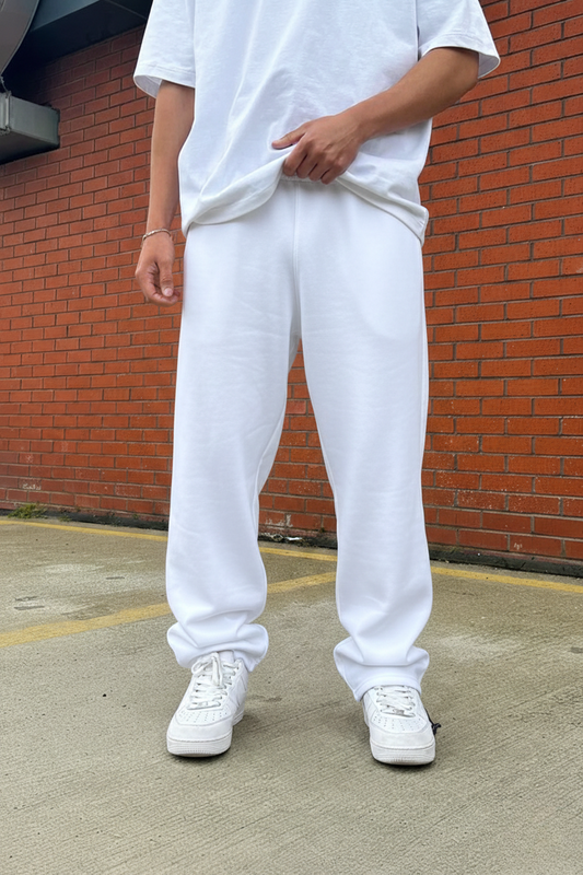 White  FlexiStyle Fleece Sweatpant