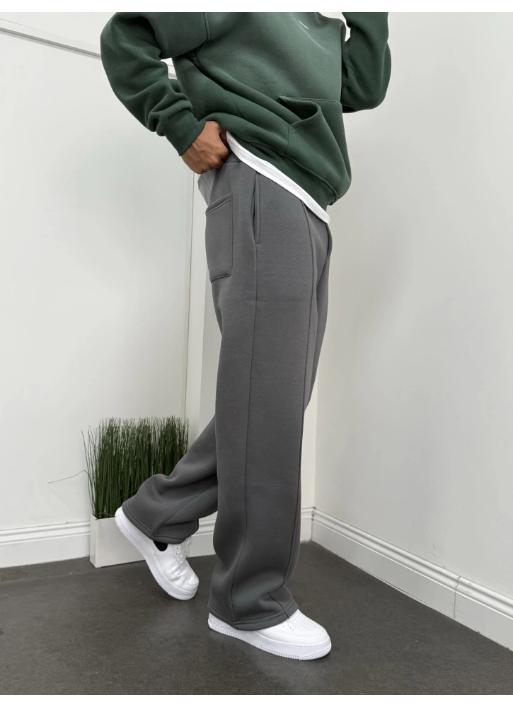 Iron Gray Lined Sweatpant