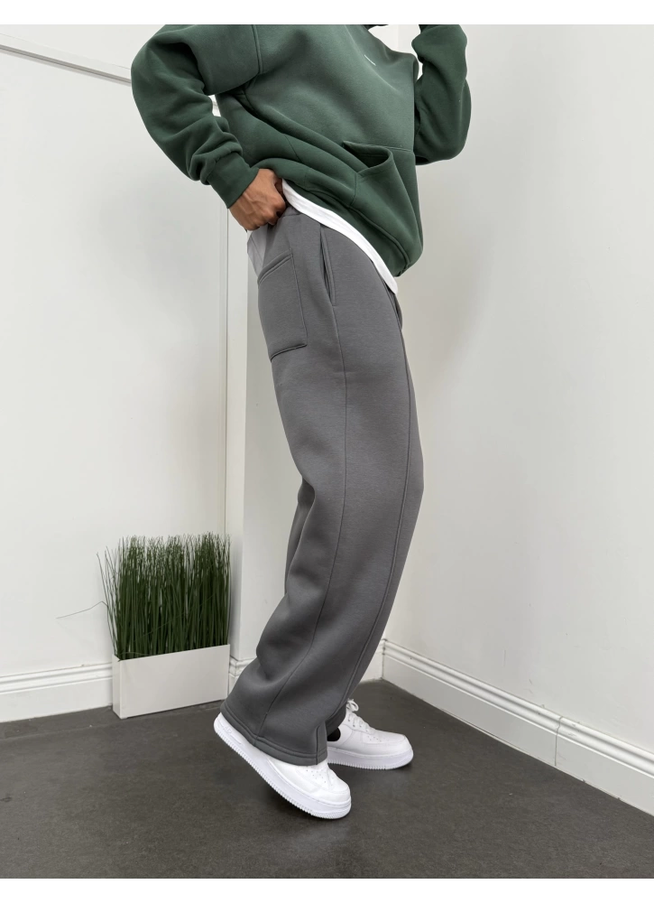 Iron Gray Lined Sweatpant