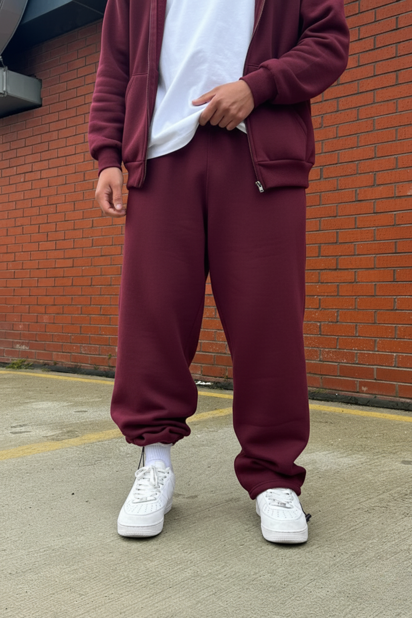 Burgendy FlexiStyle Fleece Sweatpant