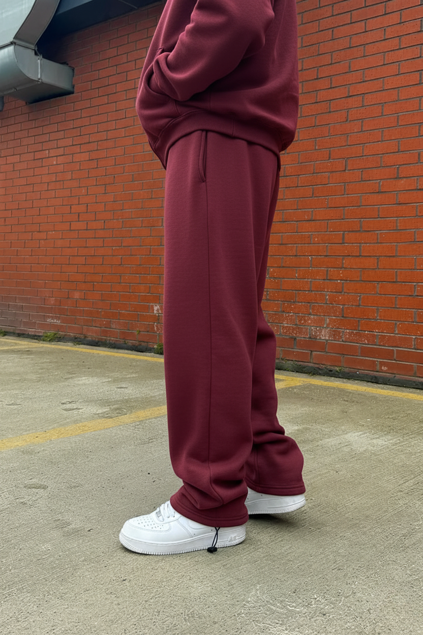 Burgendy FlexiStyle Fleece Sweatpant