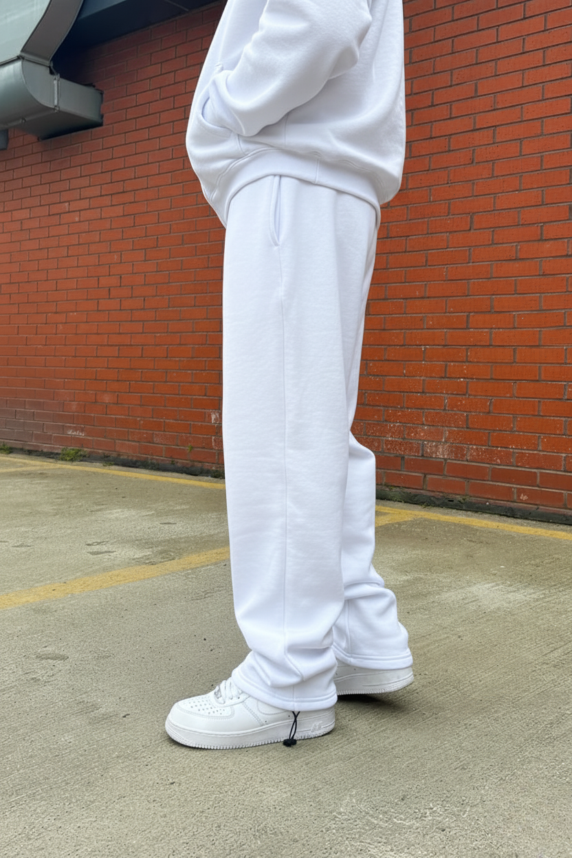 White  FlexiStyle Fleece Sweatpant