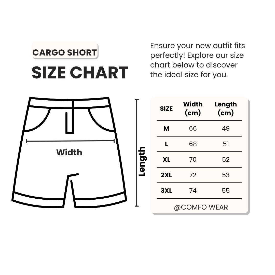 Gray Unisex Cargo Sweatshorts