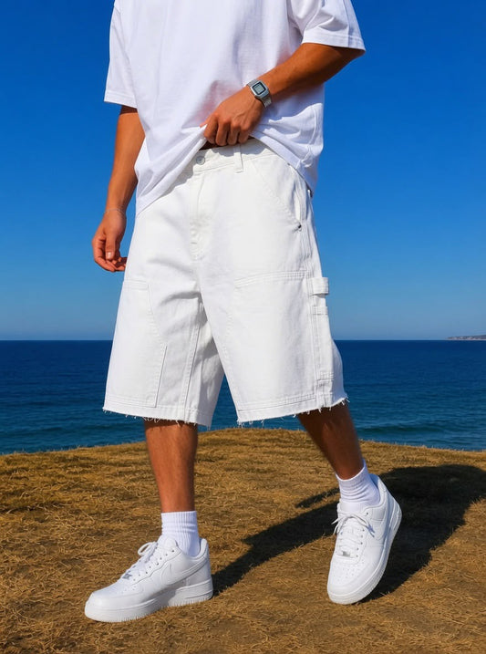 White Carpenter denim Short