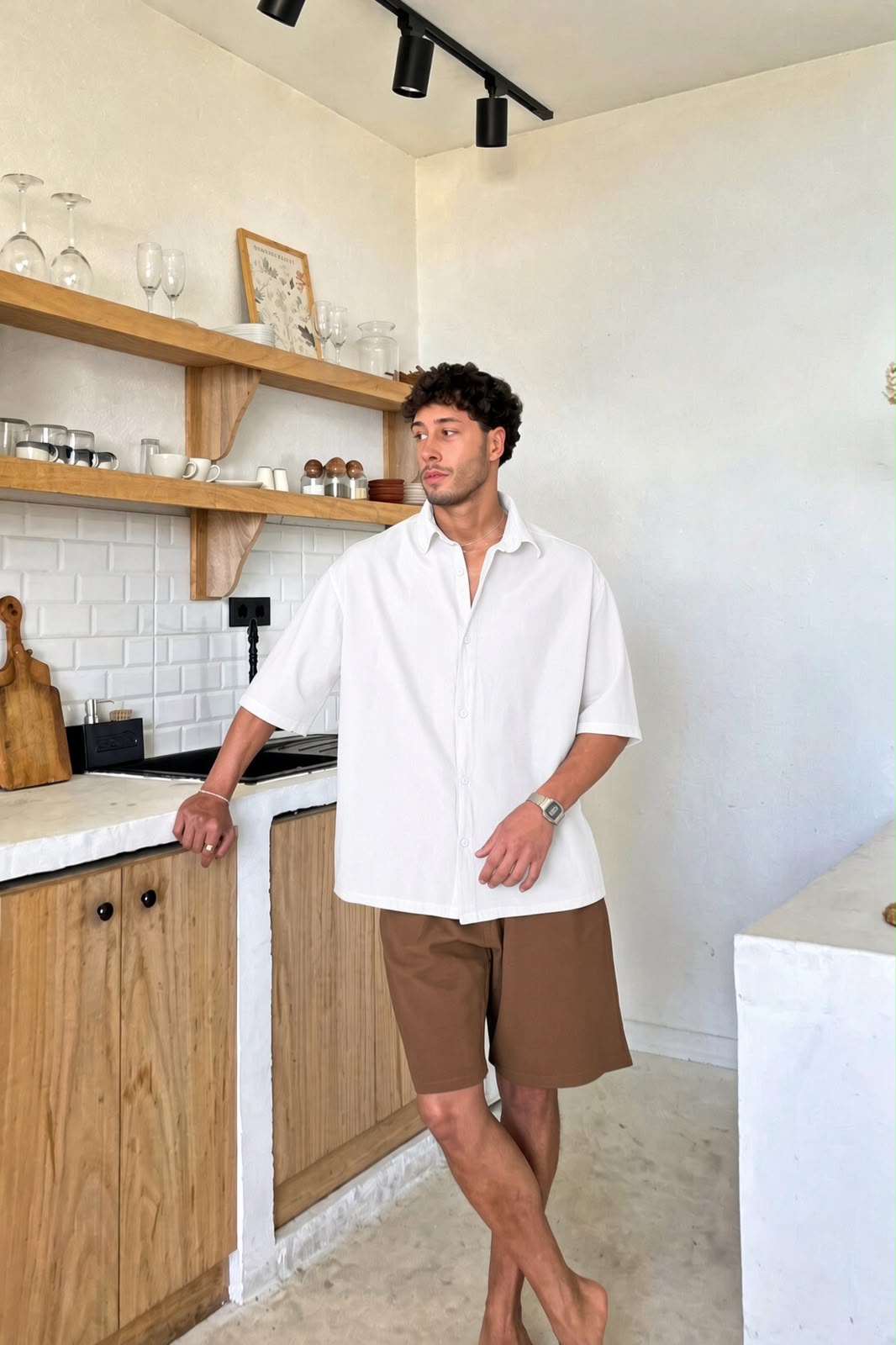Premium Brown Linen Shirt
