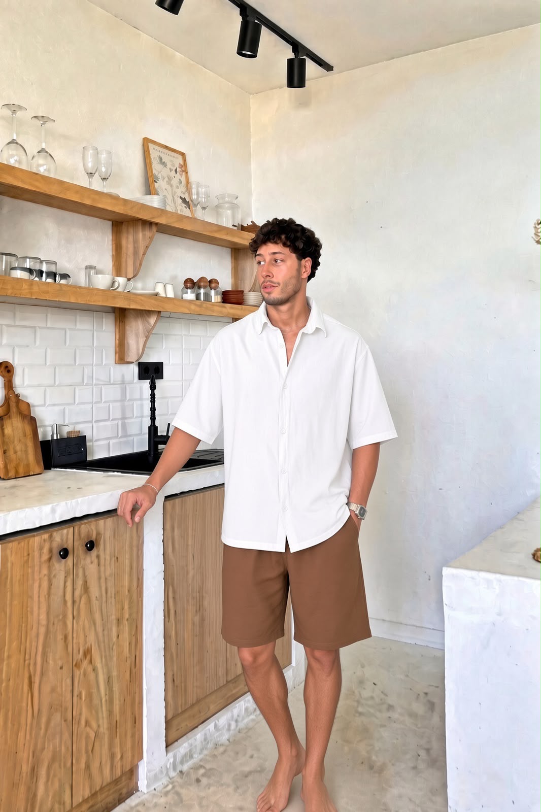 Premium Brown Linen Shirt