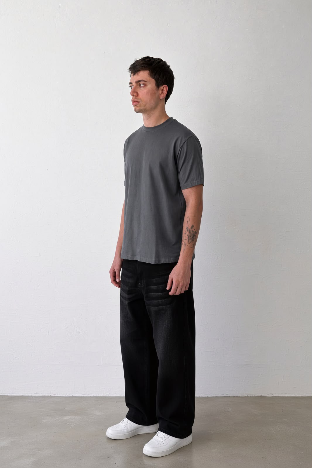 Iron Gray  Regular Fit T-Shirt