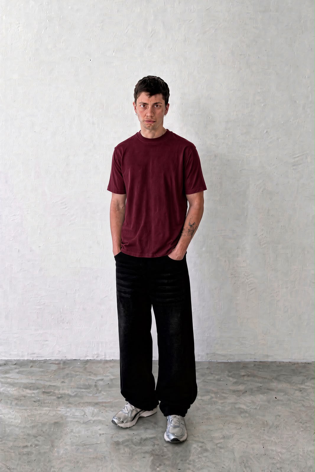 Burgundy Regular Fit T-Shirt
