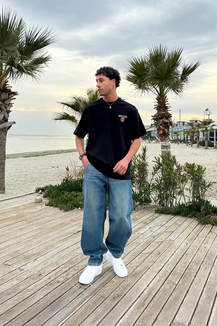 Vintage Blue Balloon Denim 03