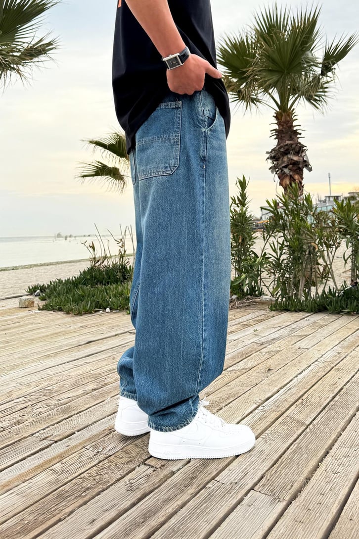 Vintage Blue Balloon Denim 03