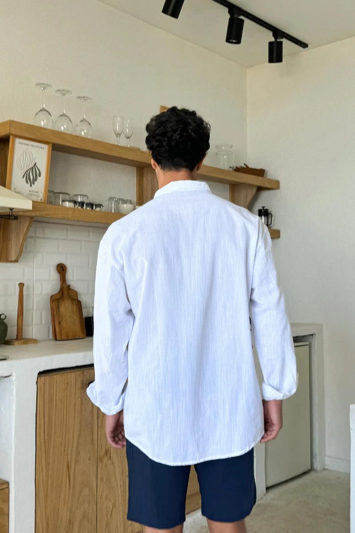 Premium Off white Linen Shirt