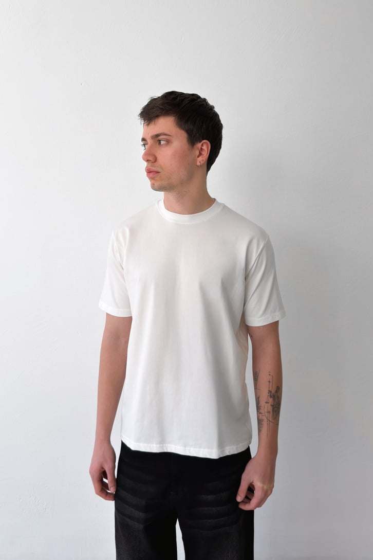 Withe Regular Fit T-Shirt
