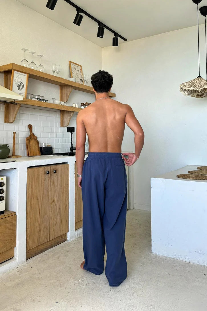 Premium Indigo Linen Pants
