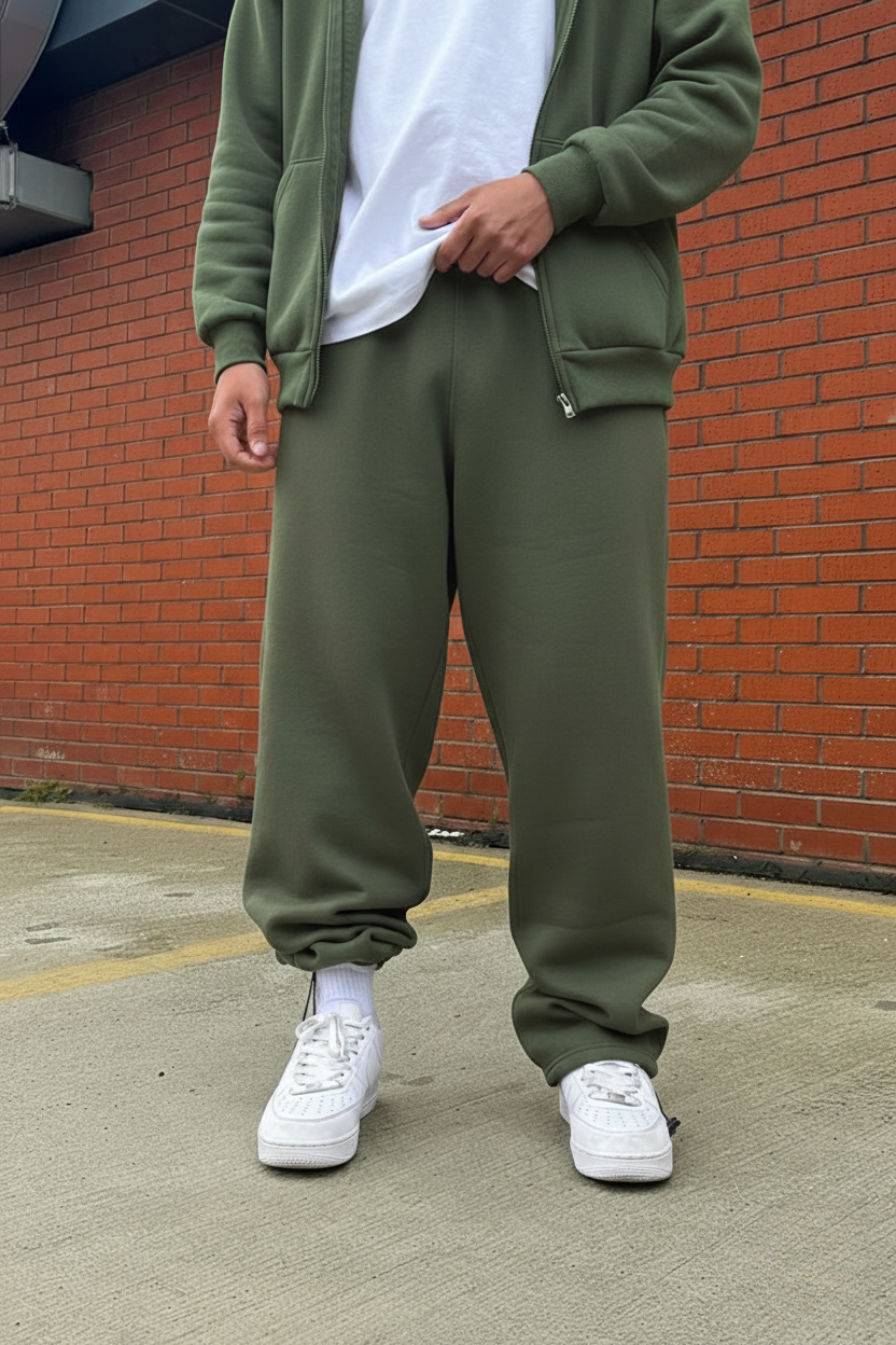 Army Green FlexiStyle Fleece Sweatpant