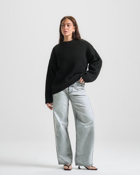 Light Gray High Rise Fit Jeans