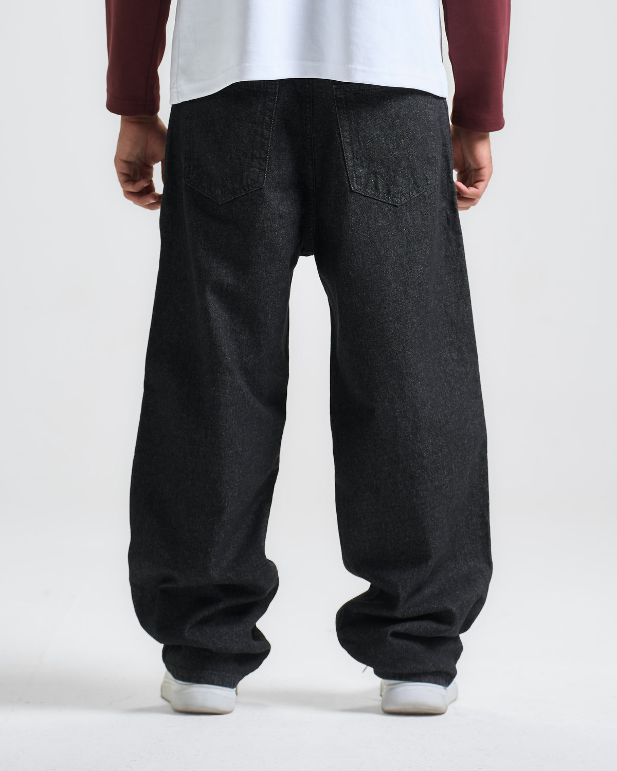 Raw Black Super Baggy Denim