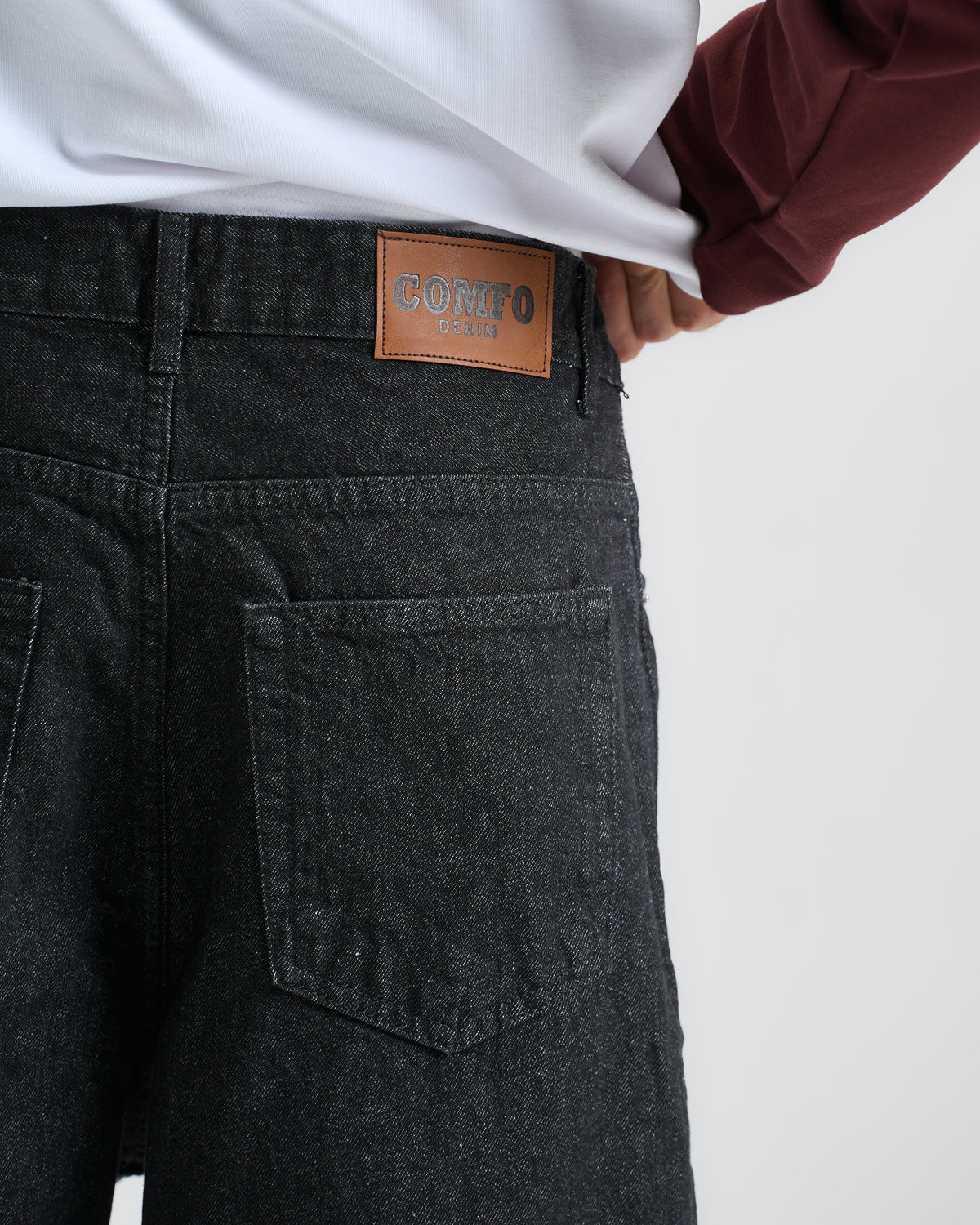 Raw Black Super Baggy Denim