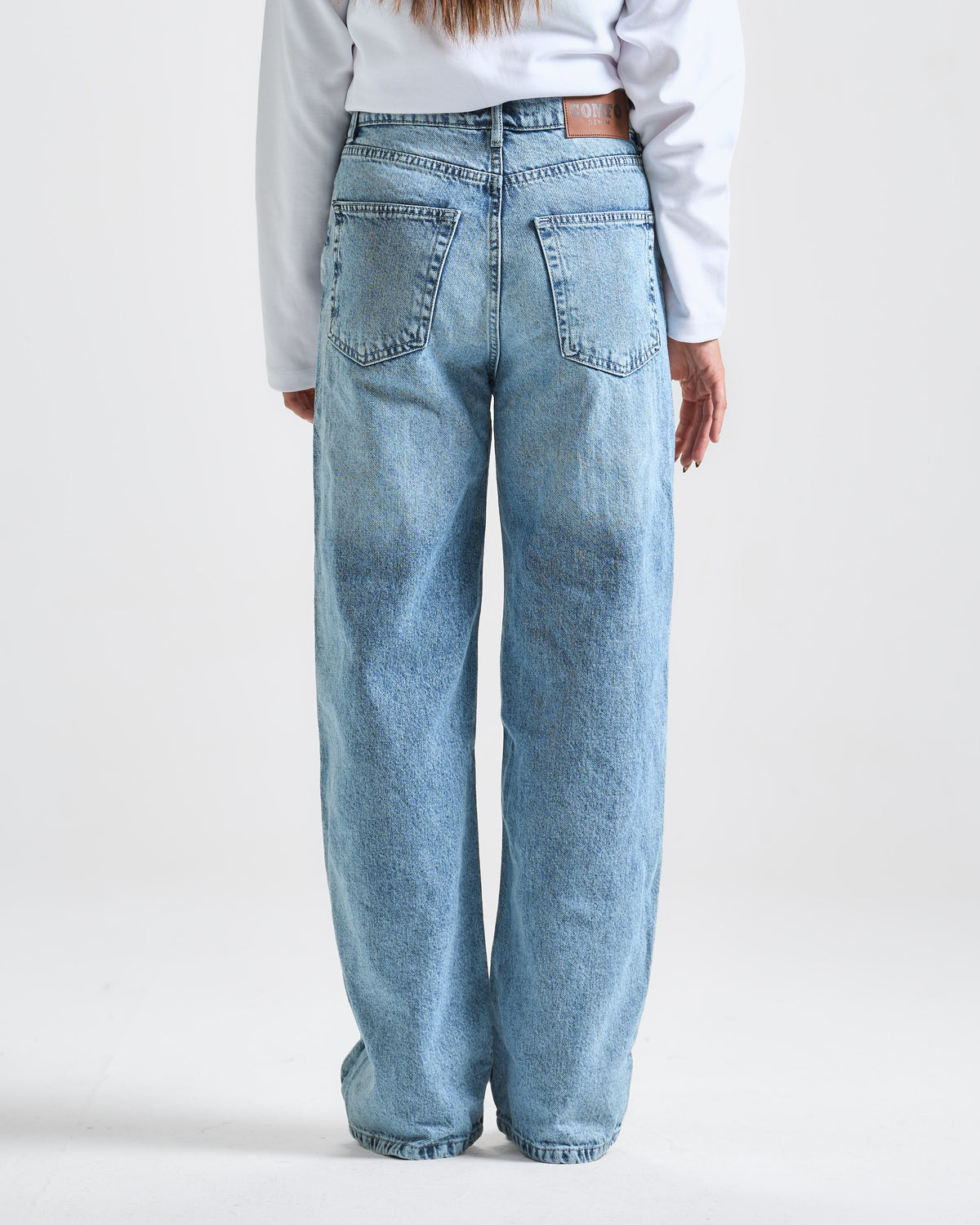 Light Blue High Rise Fit Jeans