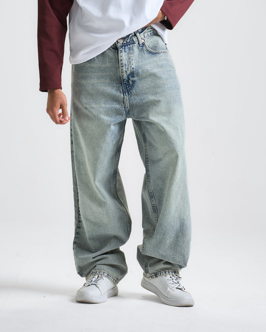 Dark Blue Super Baggy Denim