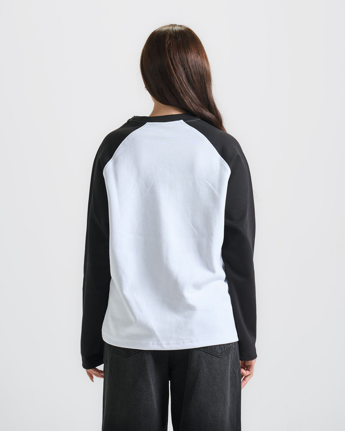 Black X White Raglan tee