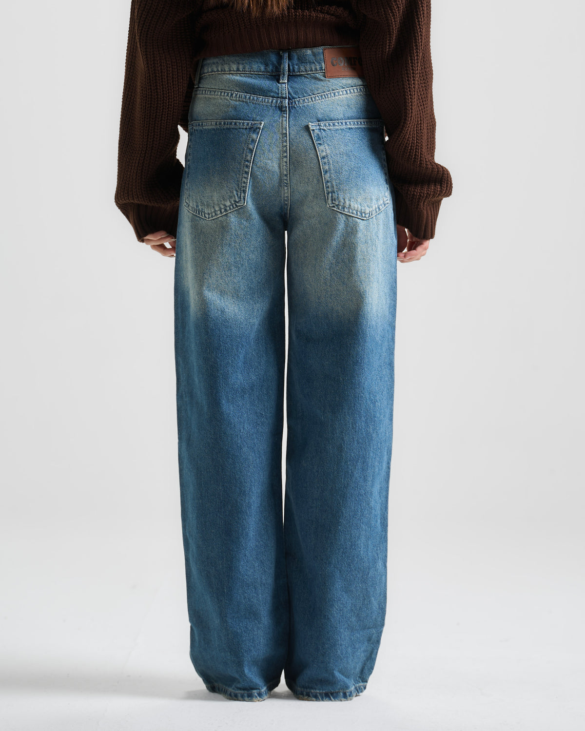 Vintage Blue High Rise Fit Jeans