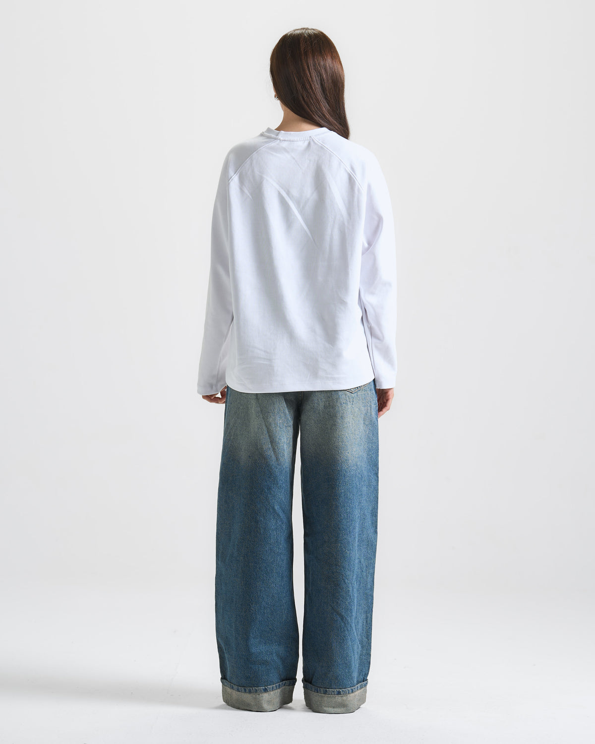 White Long Sleeves Tee '' Unisex ''