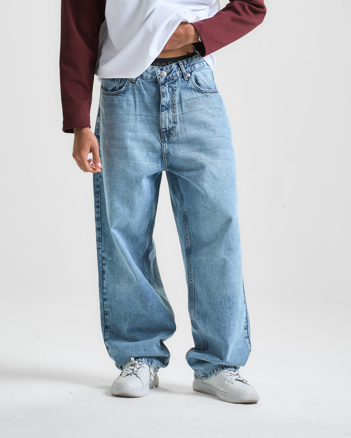 Light Blue Super Baggy Denim