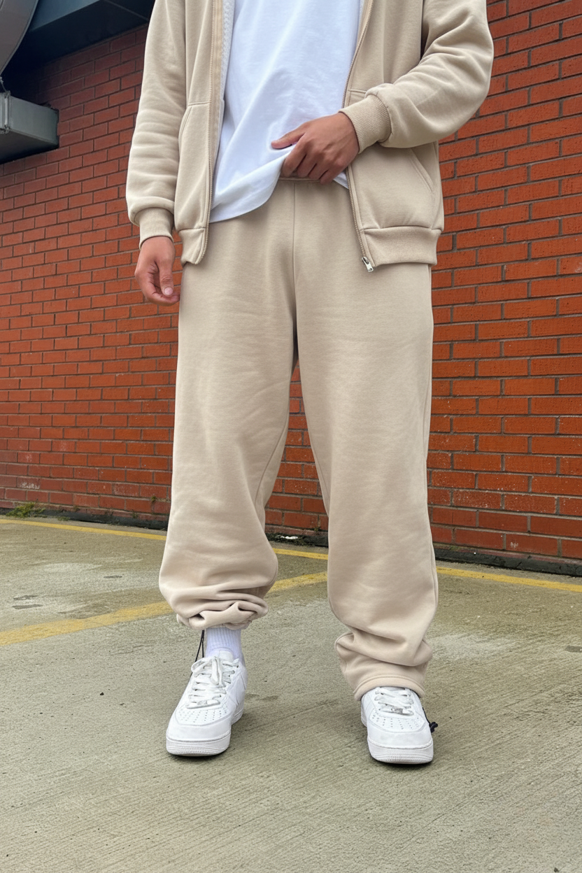 Biege FlexiStyle Fleece Sweatpant