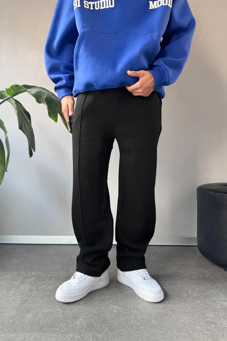 Black Lined Sweatpant