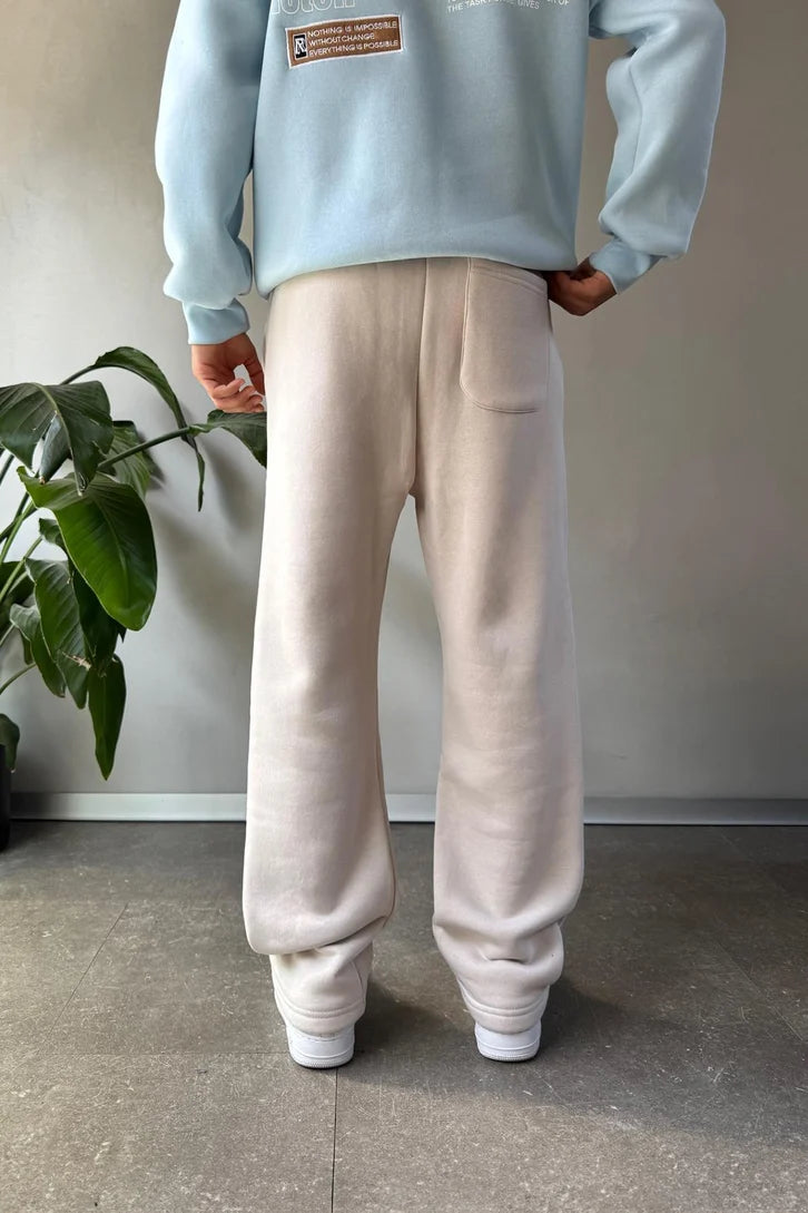 Biege Lined Sweatpant